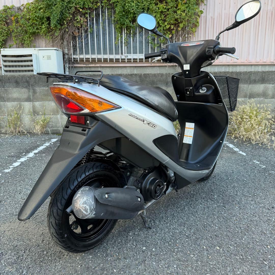 スズキ アドレスV50 シルバー 実働 動画あり 大阪 スズキ アドレスV50 シルバー 実働 動画あり 大阪