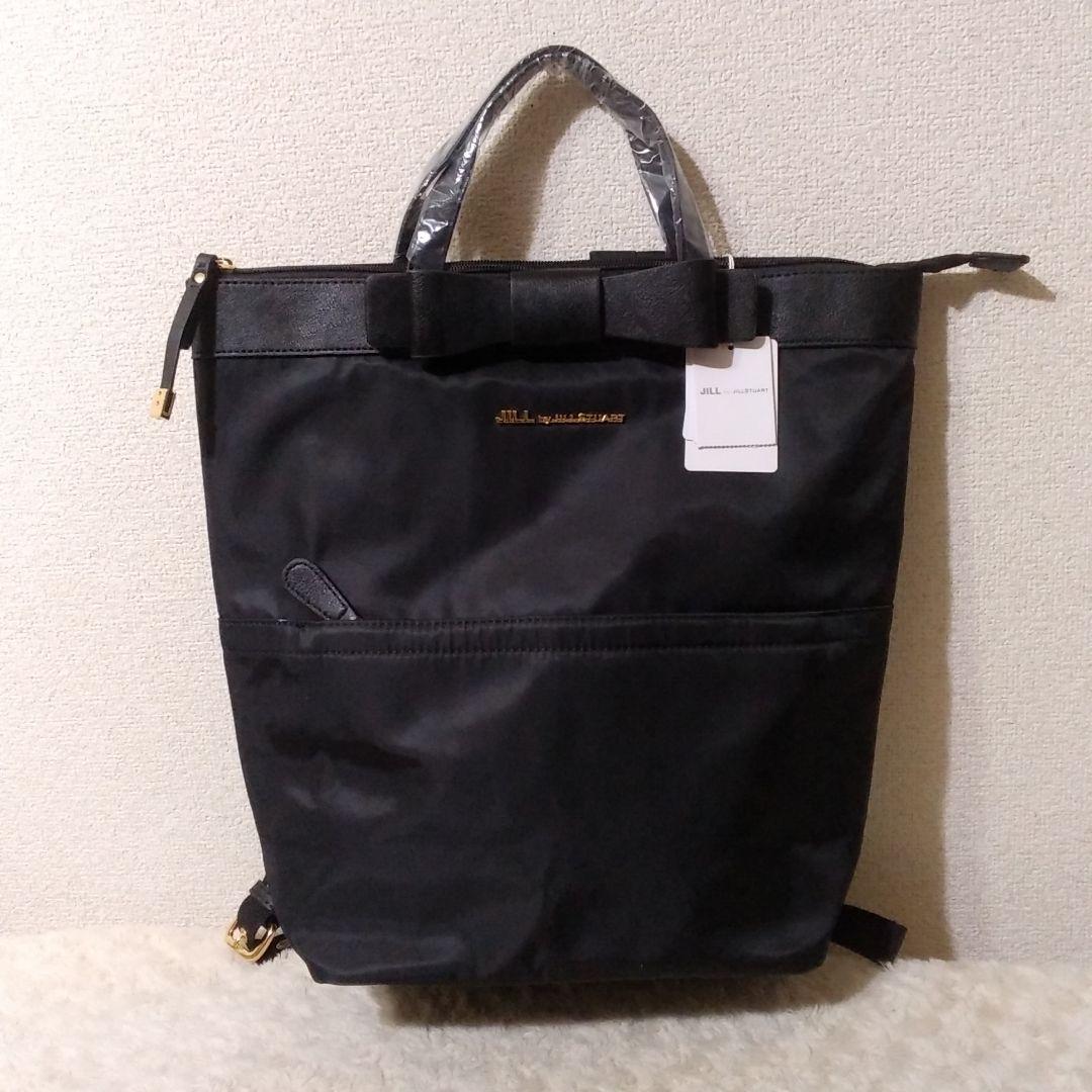 【新品】ジルスチュアート リュック トートバッグ リボンスクエア バックパック