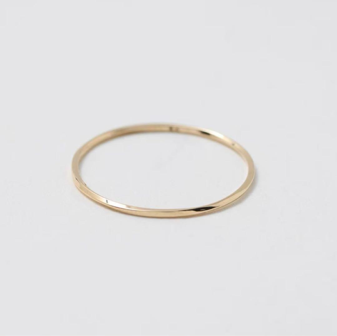 【試着のみ】ユナイテッドアローズ＜les bonbon＞NARROWリング 9号