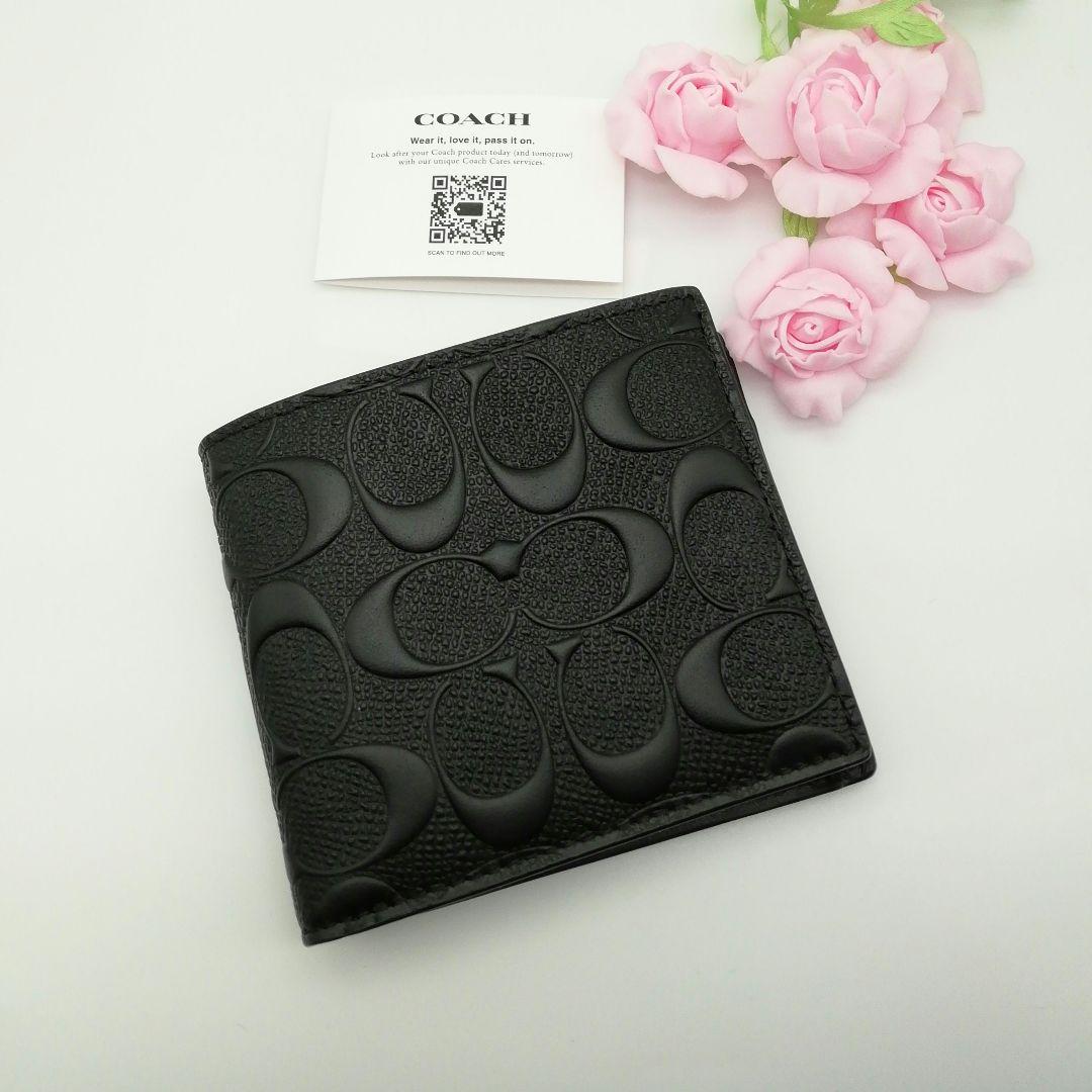 新商品　COACH　コーチ　折り財布　正規品