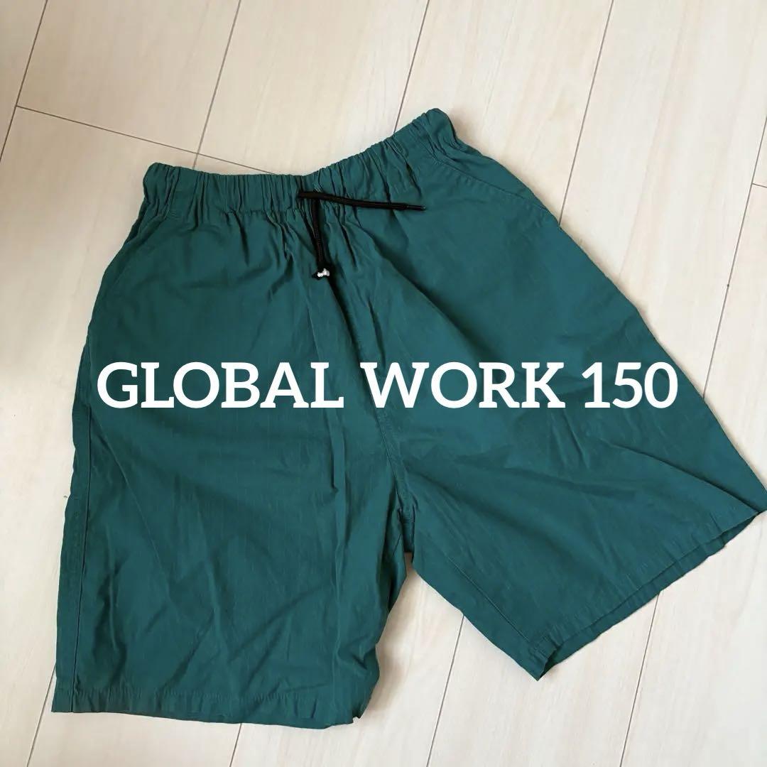 GLOBAL WORK】150 ダークグリーン ショートパンツ - メルカリ