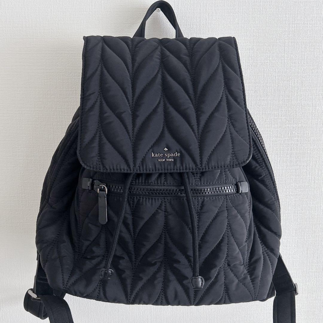 ケイトスペード キルティング バックパック 美品