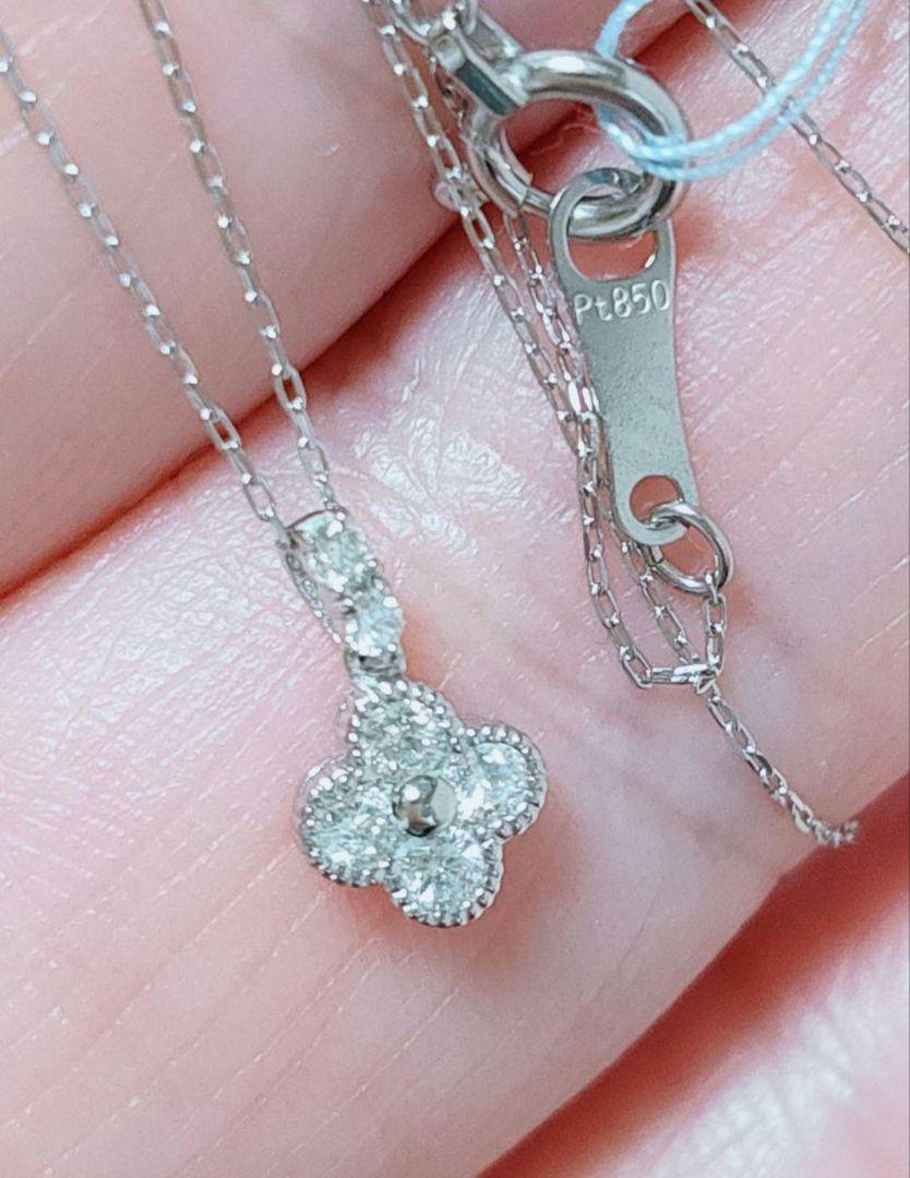 未使用品 pt950 ダイヤモンド ペンダント pt850ネックレス