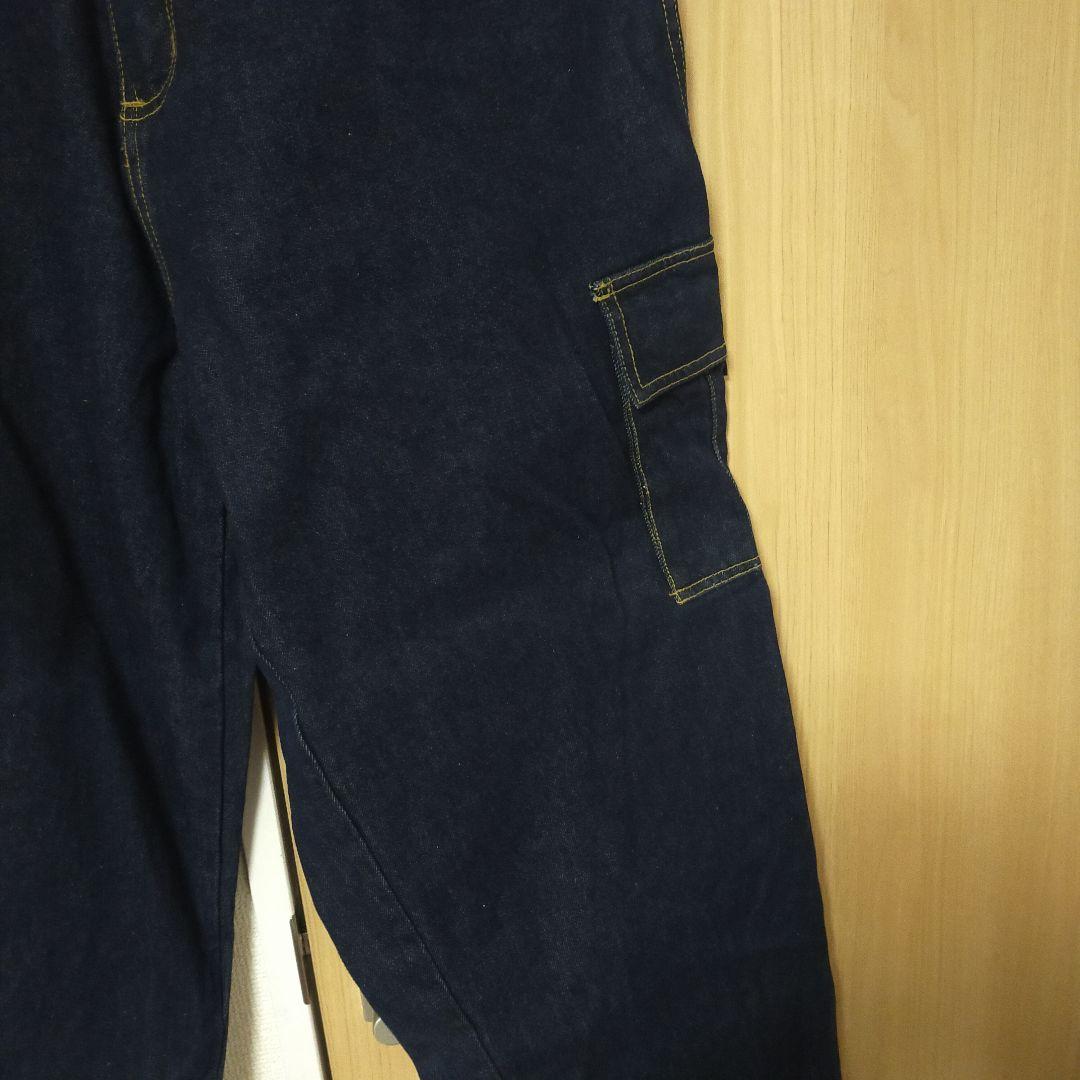 FUBU フブ デニムパンツ カーゴパンツ 90s 00s B系 ワイド 濃紺