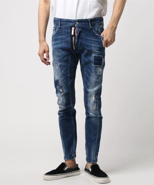 18AW ディースクエアード TIDY BIKER JEAN 加工 デニム 42 - メルカリ