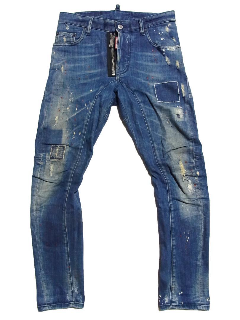 18AW ディースクエアード TIDY BIKER JEAN 加工 デニム 42 - メルカリ