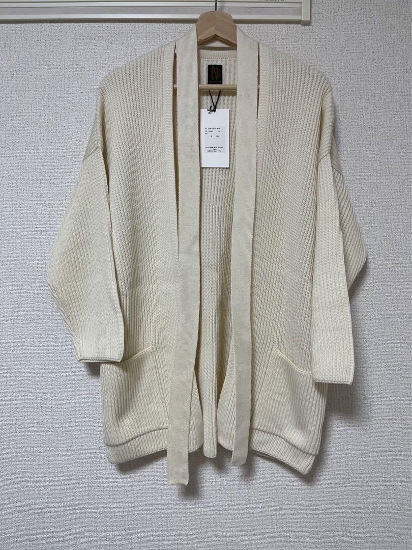 新品【BATONER】バトナー　リブカーディガン　バトナー　新品