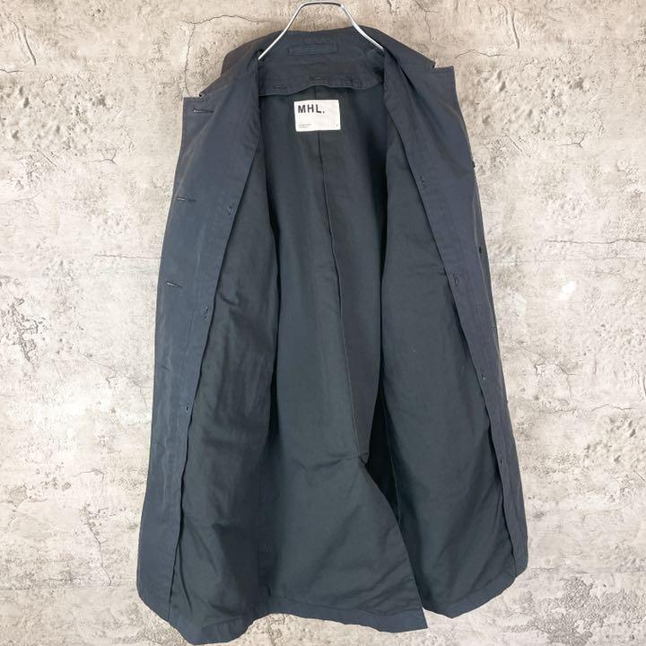 好評即納 MHL. ライナー付き インナーダウン Ehm8n-m71020209883 マーガレットハウエル ステンカラーコート 超歓迎通販