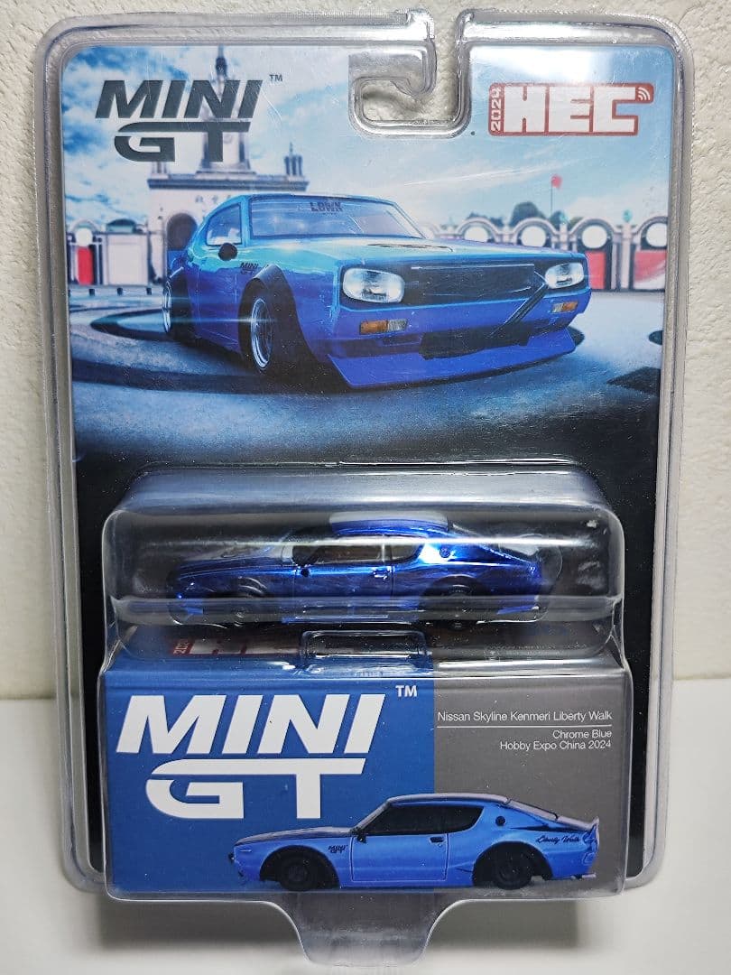 MINIGT 日産スカイライン ケンメリ海外限定 ブルーメッキ