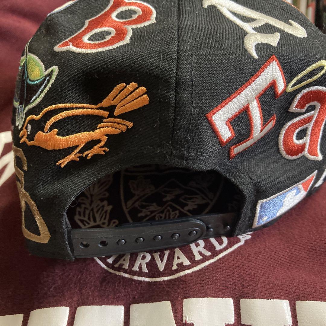 MLB チームロゴ刺繍キャップ スナップバック