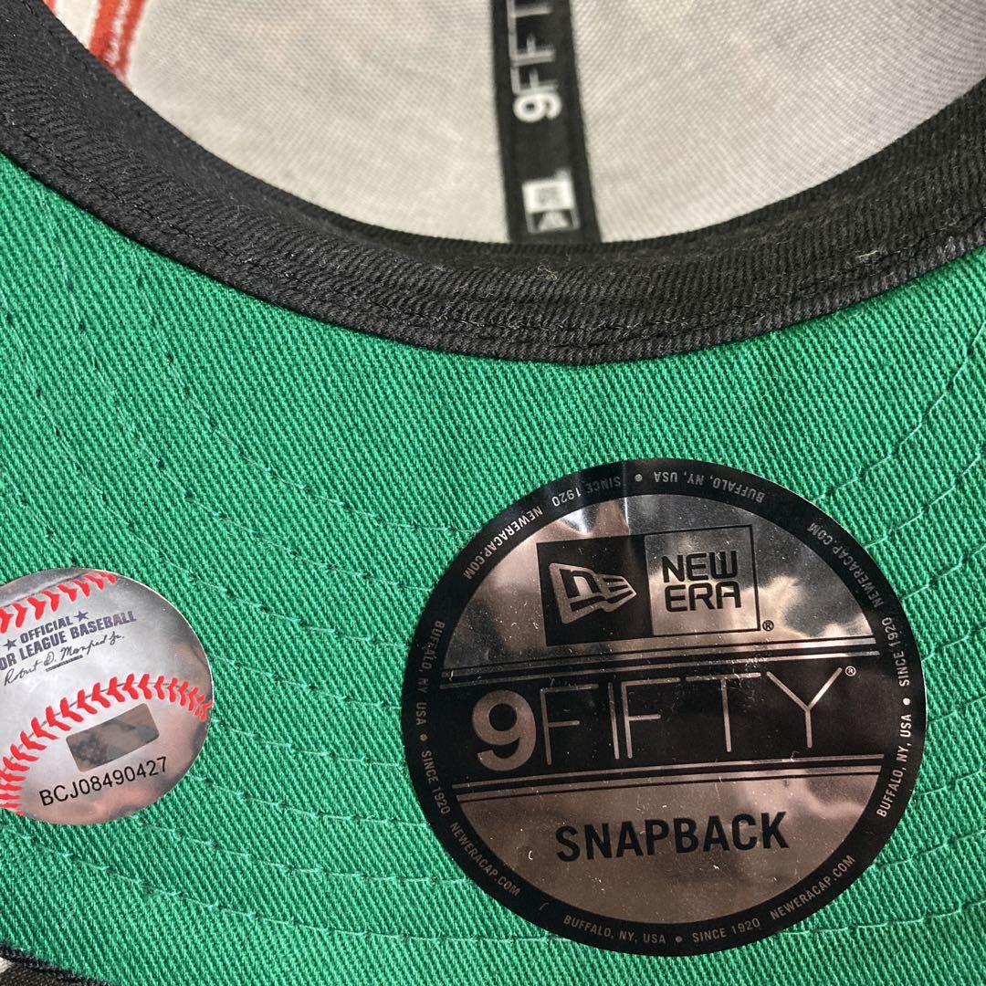 MLB チームロゴ刺繍キャップ スナップバック