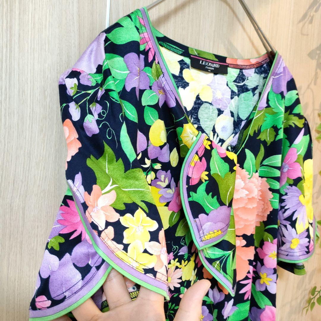 44%割引XL(LL)ファッションなデザイン 【レオナール】♡華やか