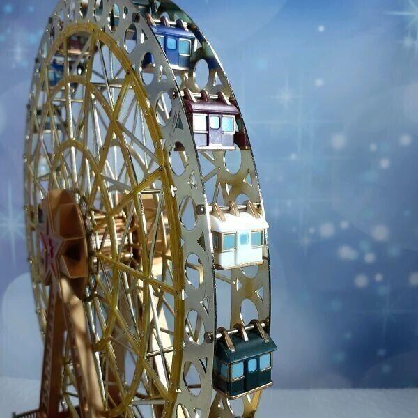 新品 ミスター クリスマス 観覧車オルゴール レトロ メーカー直購入 動作確認済