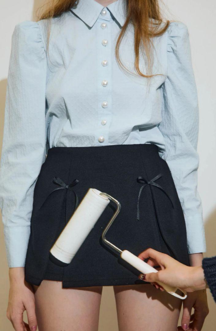 スカート epine ribbon slit skirt pants