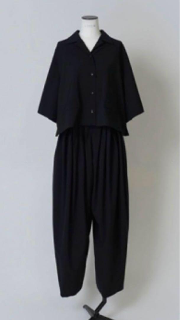 LOHEN ローヘン プリーツタック ストレートパンツ ネイビー38新品タグあり