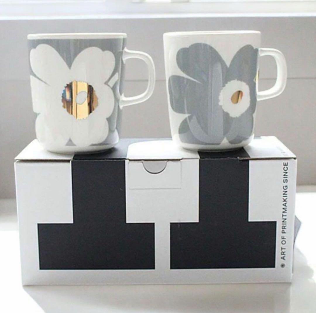 マリメッコ marimekko UNIKKO ウニッコ60周年 マグカップセット