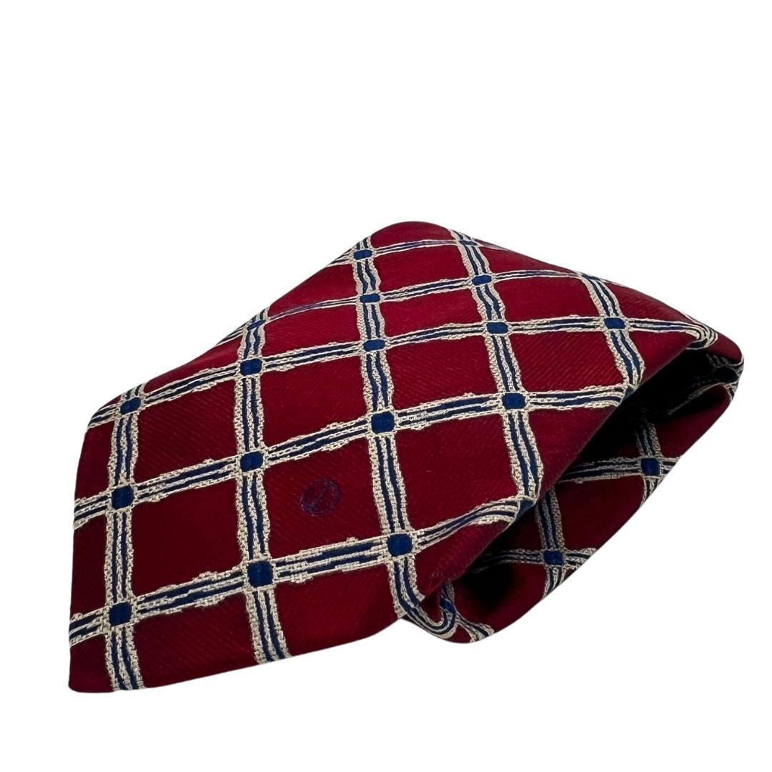 dunhill ダンヒル ネクタイ レッド 格子柄Dunhill