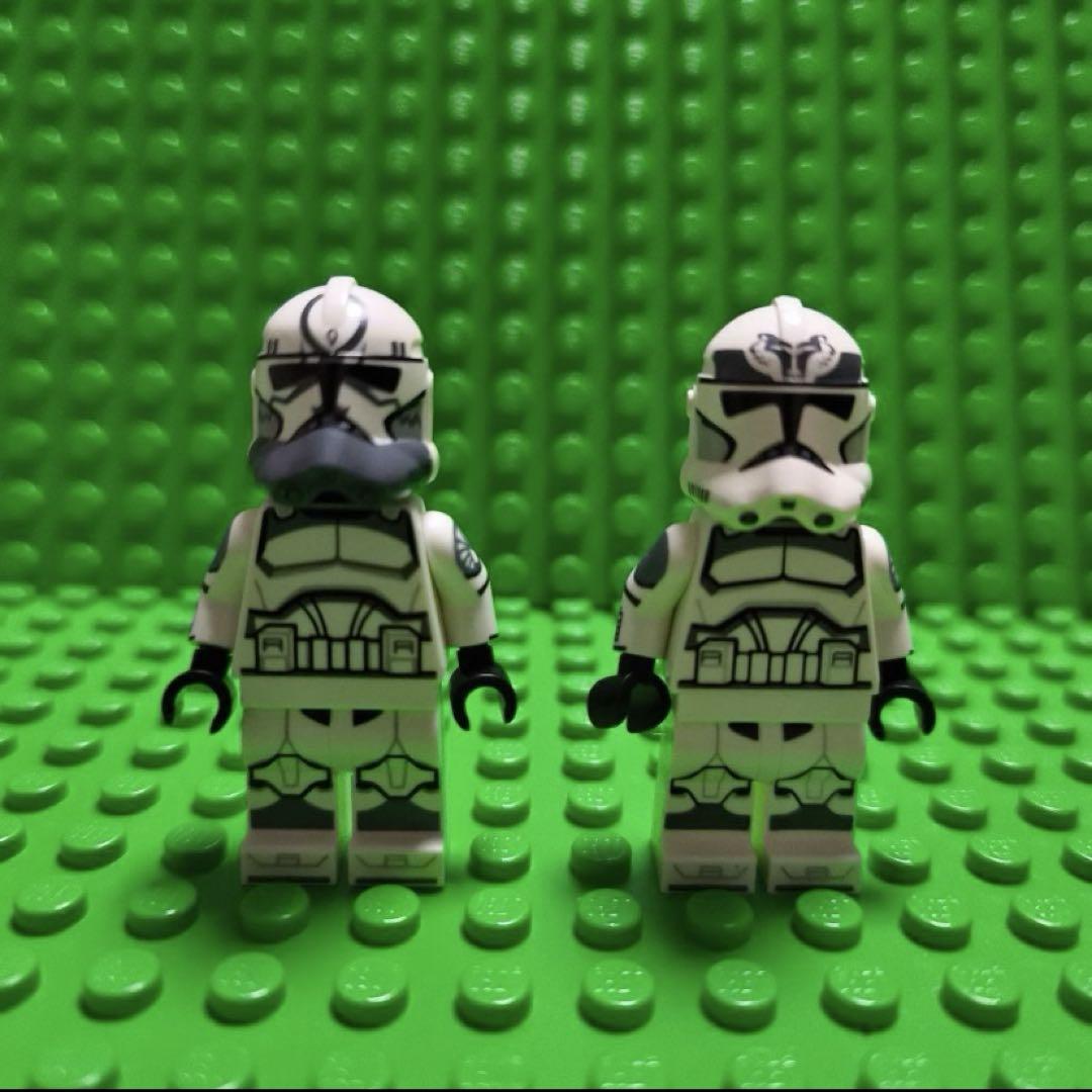 レゴスターウォーズ　カスタム　ウルフパック　ミニフィグ　クローン　コメット