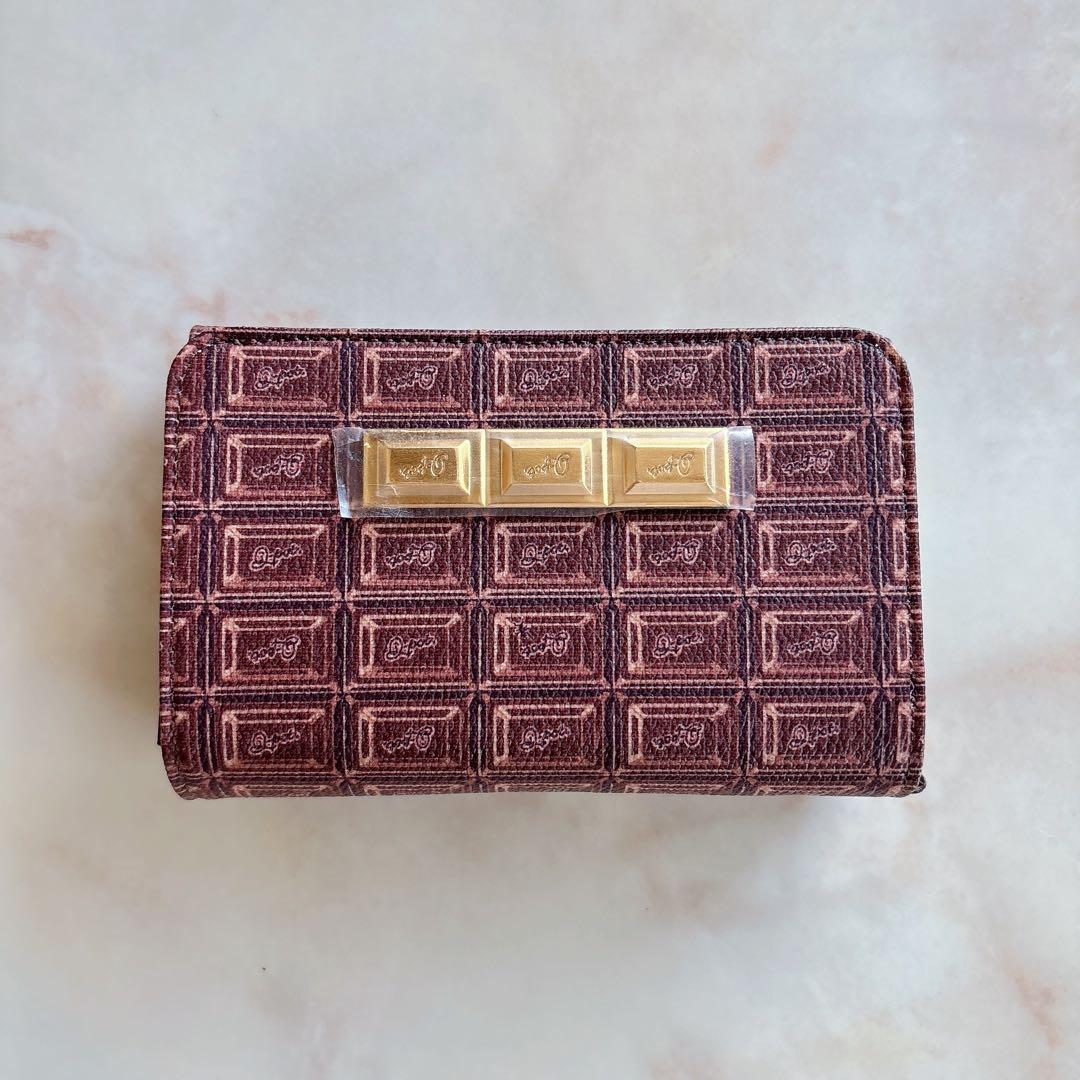 【最終値下げ】Q-pot. ビターチョコレート ショートウォレット（財布）