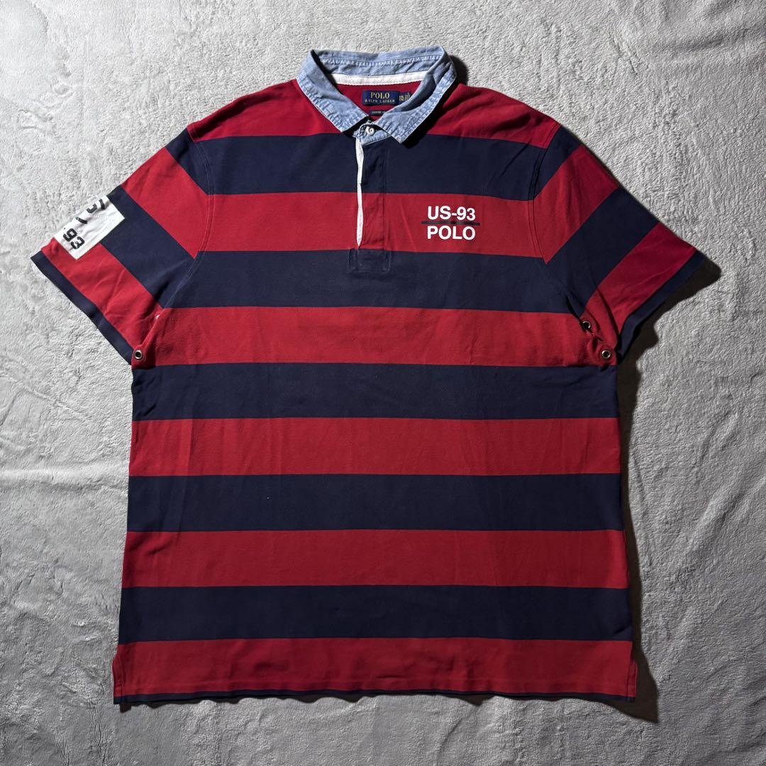 【即購入OK】Polo Ralph Lauren　半袖ラガーシャツ　サイズ2XL 即購入OK】Polo Ralph Lauren 半袖ラガーシャツ サイズ2XL