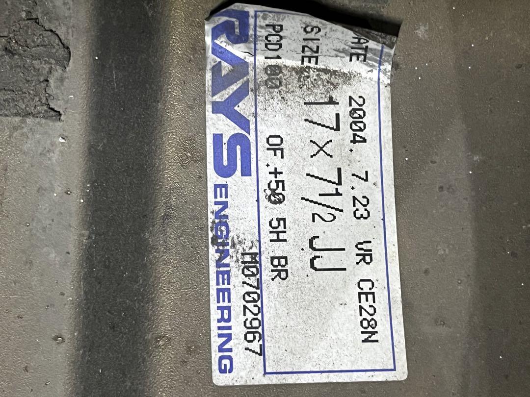 RAYS VOLK RACING CE28 17インチ