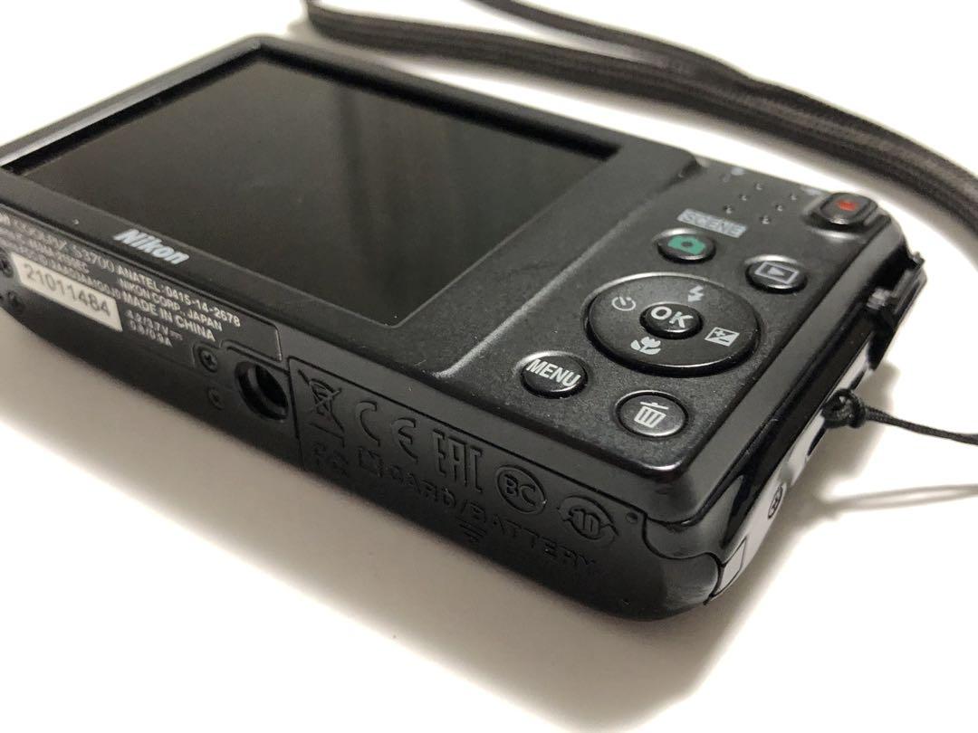 美品 Nikon ニコン COOLPIX S3700 デジタル ブラック Amazon.co.jp: Nikon デジタルカメラ COOLPIX S3700 ブラック