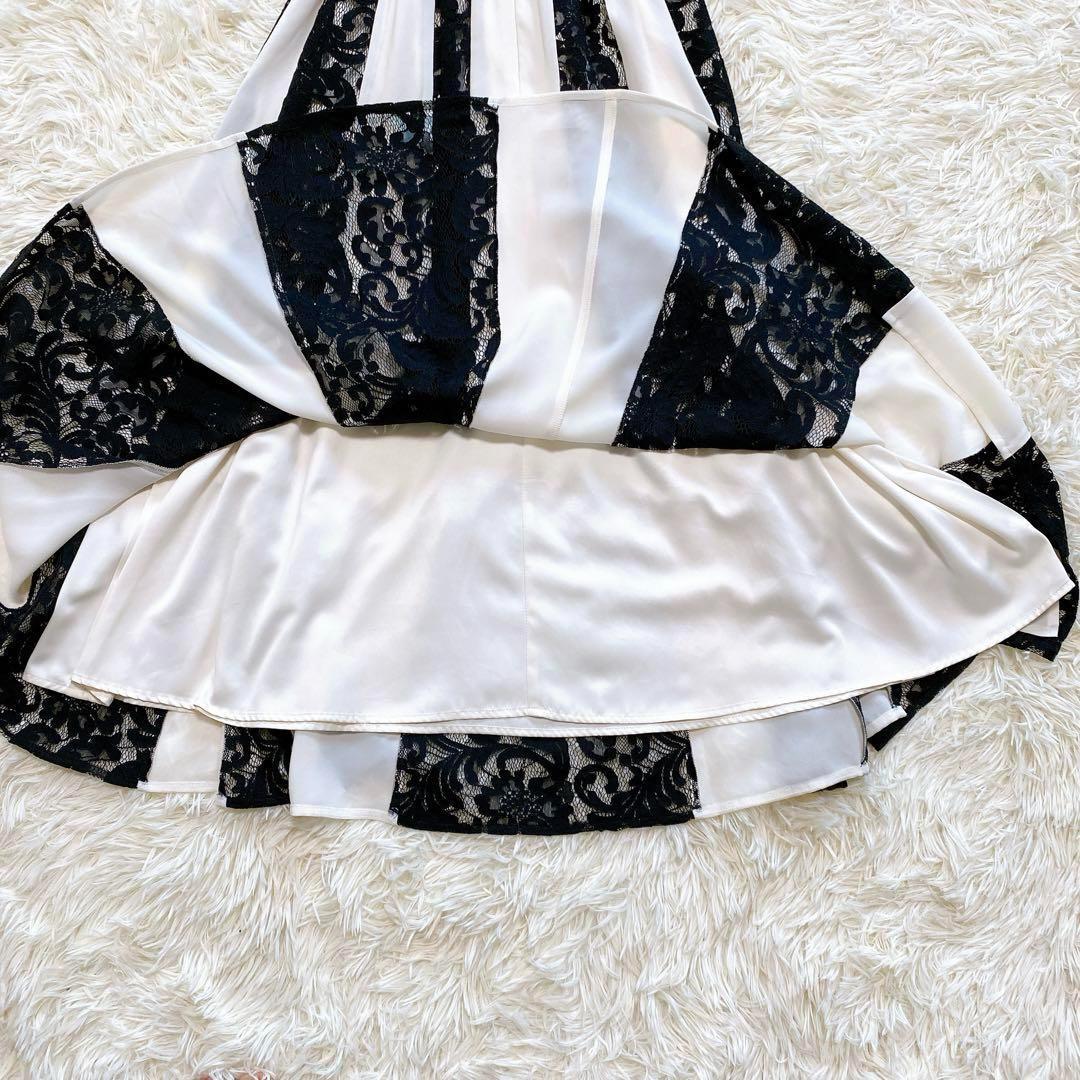 【美品】グレースコンチネンタル レース切り替えワンピース ロング Aライン 人気