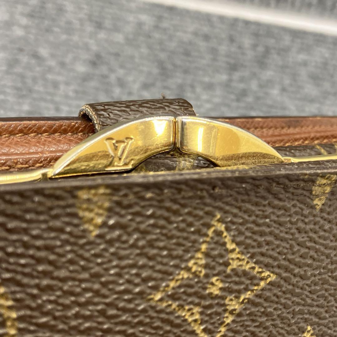 LOUIS VUITTON ヴィトン 二つ折り財布 がま口 モノグラム 1371