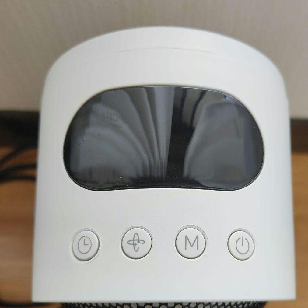 ホワイト電気ファンヒーター セラミックファンヒーター 電気ストーブ 暖房器具