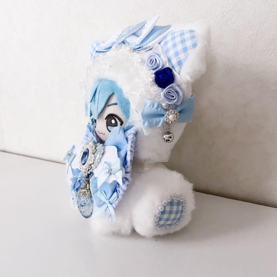 88　おすわりぬい服　着ぐるみ　ねこちゃん 着ぐるみ ぬい服 おすわり ねこ 16cm サイズ ピンク - Cuddly