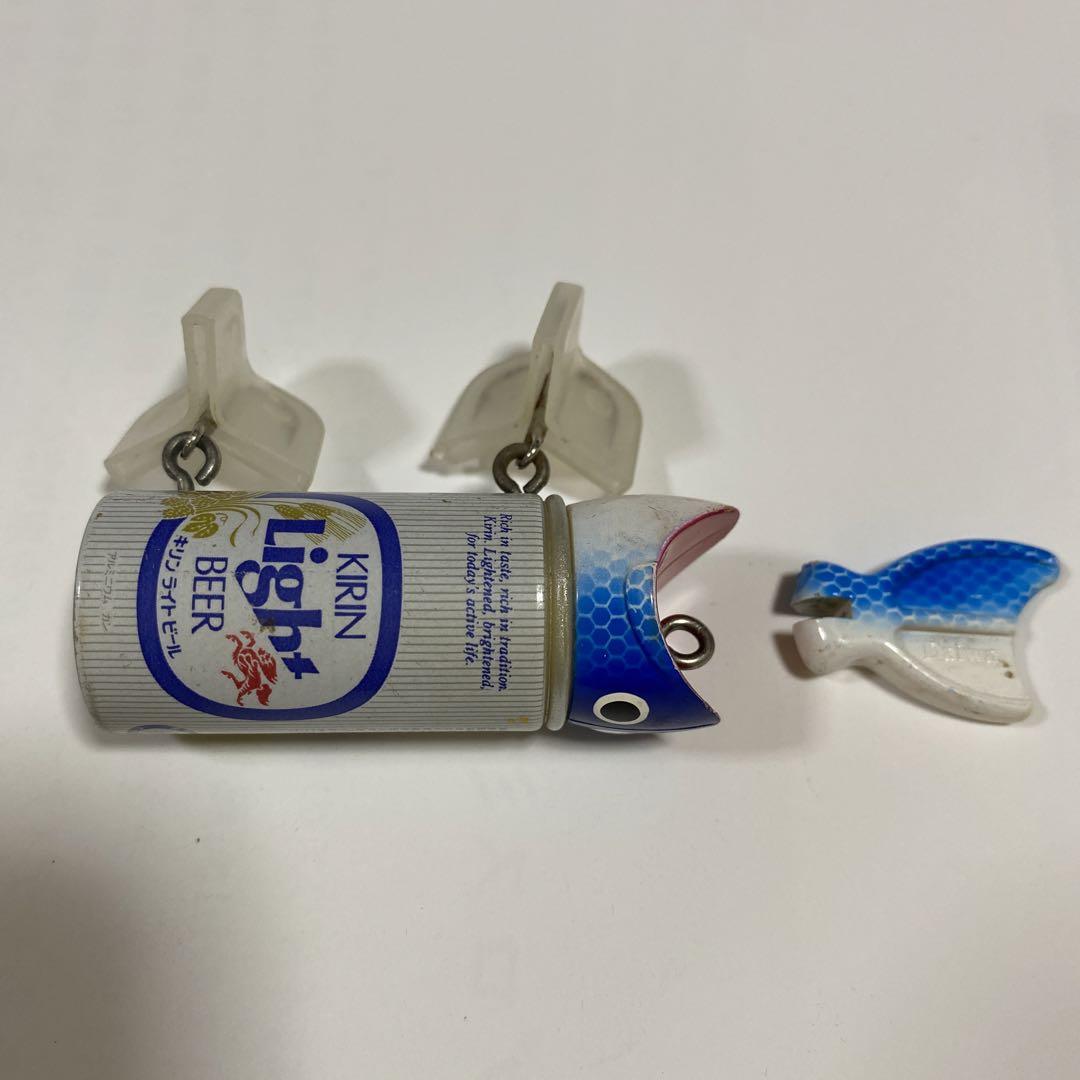 KIRIN Light Beer ハードルアー 青/白 トップウォーター用