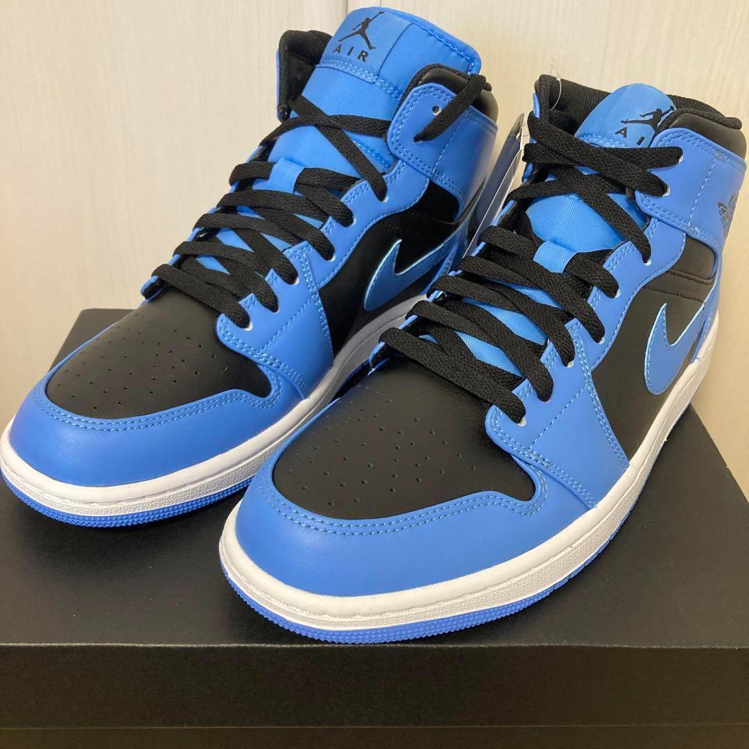 靴 NIKE AIR JORDAN 1 MID \"University Blue\"