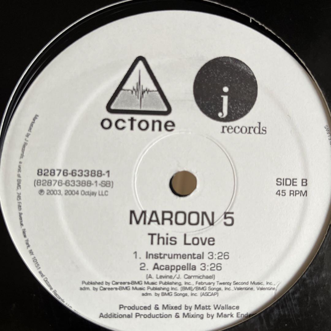 MAROON 5 THIS LOVE LP アナログ レコード
