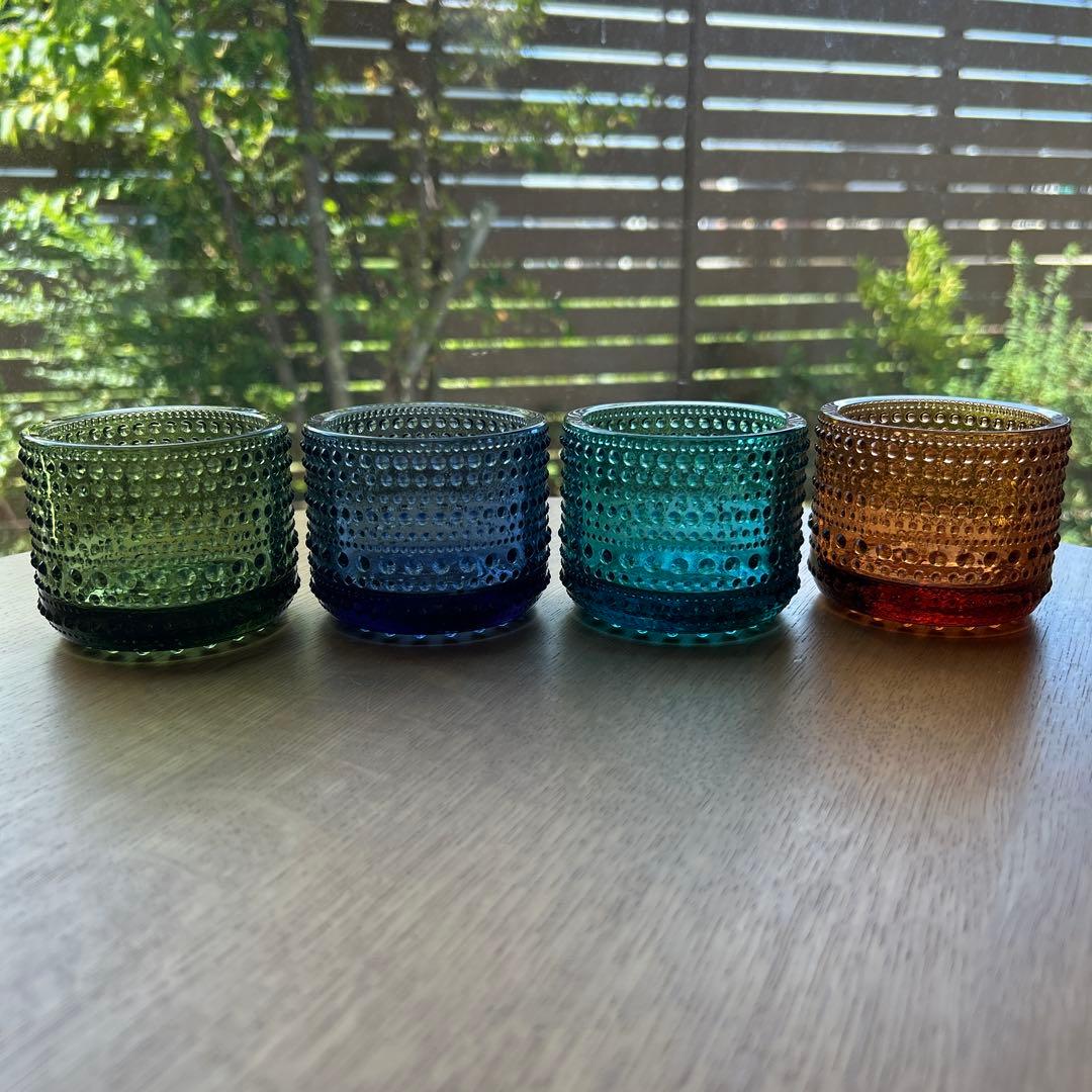 イッタラ カステへルミ キャンドルホルダー 4個