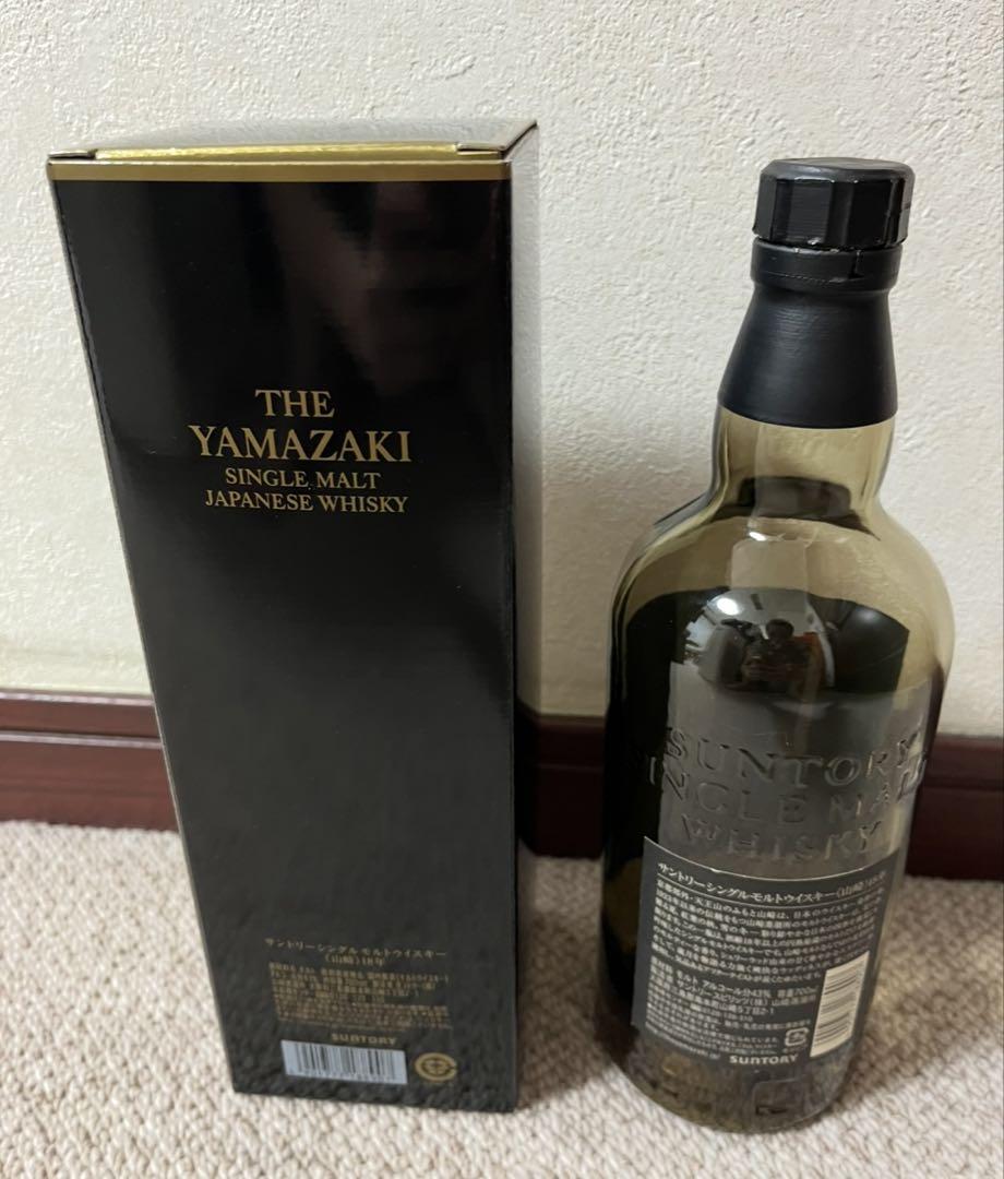 サントリー ウィスキー 山崎18年 700ml 未洗浄 空瓶 化粧箱