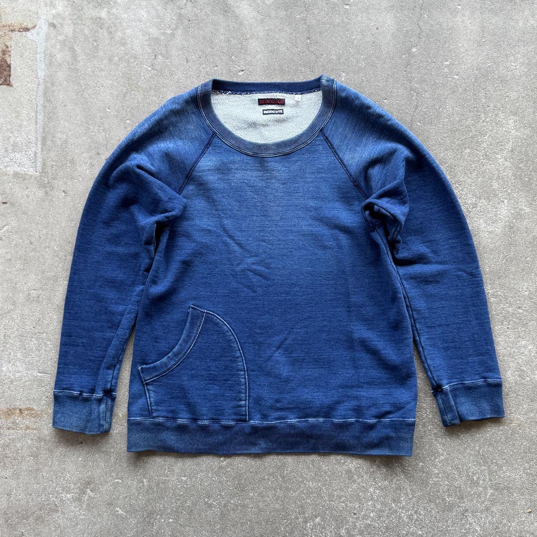 BLUE/BLUE ブルーブルー 半袖スウェット インディゴダイ BLUE/BLUE ブルーブルー 半袖スウェット インディゴダイ