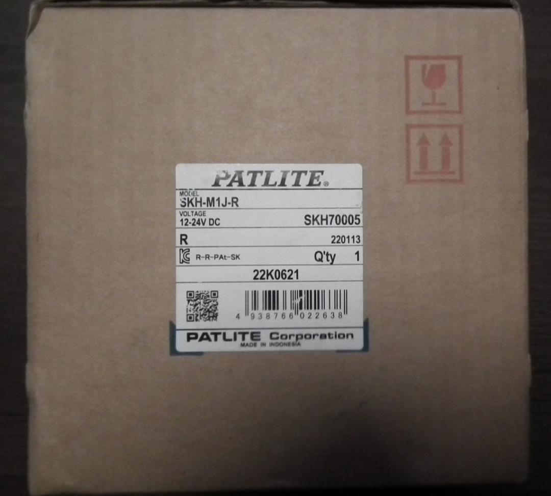 パトライト社製 赤色回転灯 説明書、外箱ありです。動作確認済みです。 パトライト社製 赤色回転灯 説明書、外箱ありです。動作確認済みです。