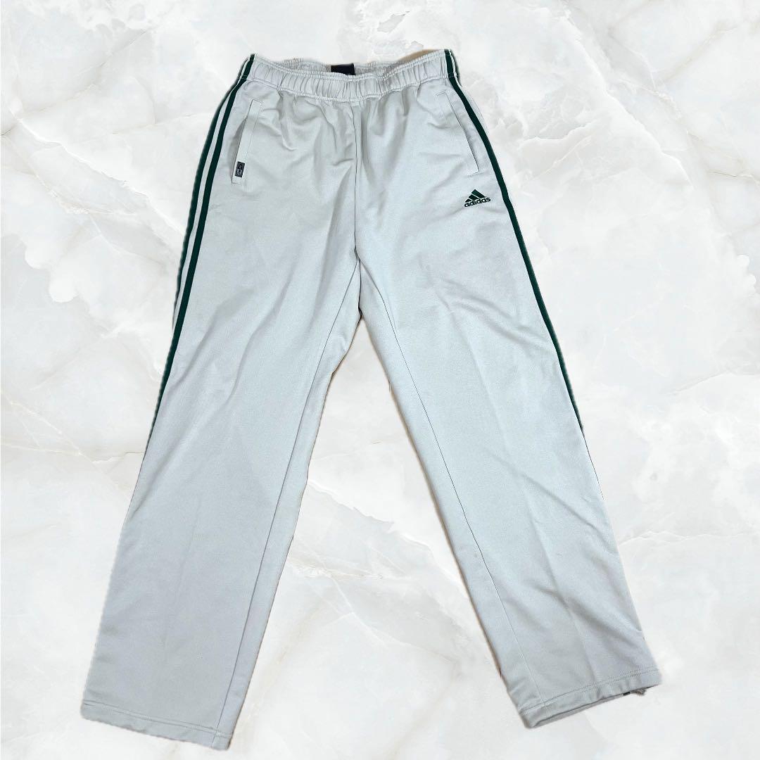adidas 万国旗タグ ベージュ XLサイズ トレーニングパンツ