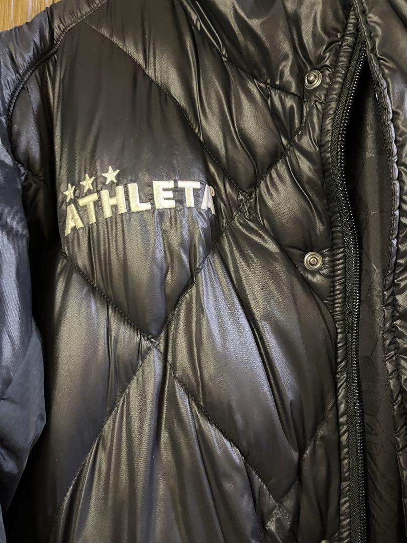 ATHLETA ダウン ベンチコート ブラック　2015年モデル