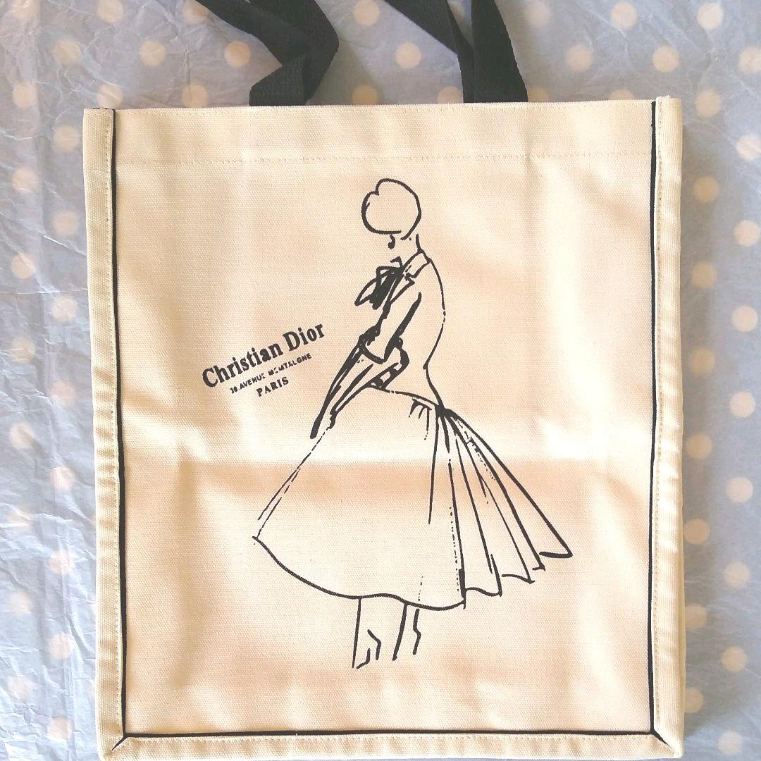 Christian Dior × V&A 限定トートバッグ　キャンバス　ロゴ Christian Dior - 【新品未使用】V&A ディオール コラボ トート