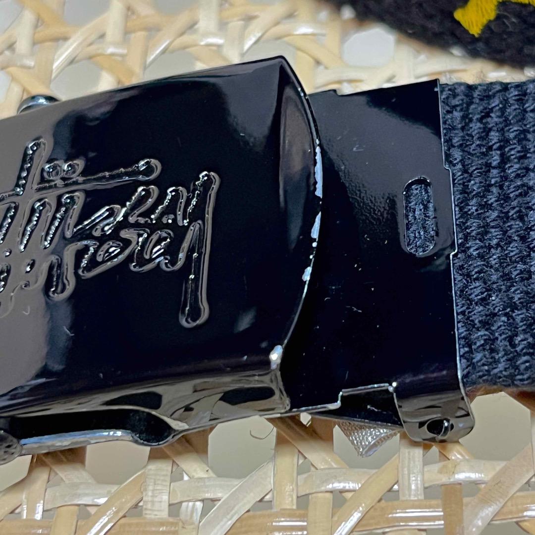 小物 old stussy/gacha belt/Black