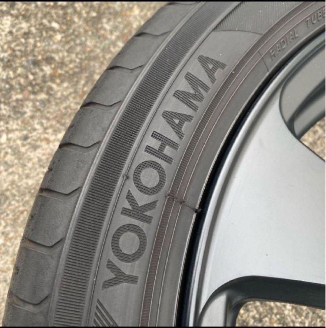 中古ヨコハマ165/55R15+ブラックホイールセット