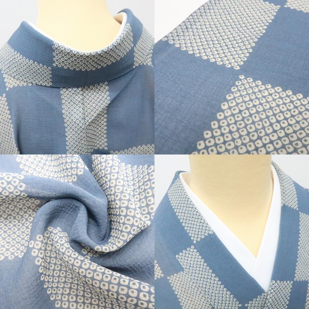 Y3120◆美品 洗える夏着物 薄物 市松 小紋 Y3120◇美品 洗える夏着物 薄物 市松 小紋 - メルカリ