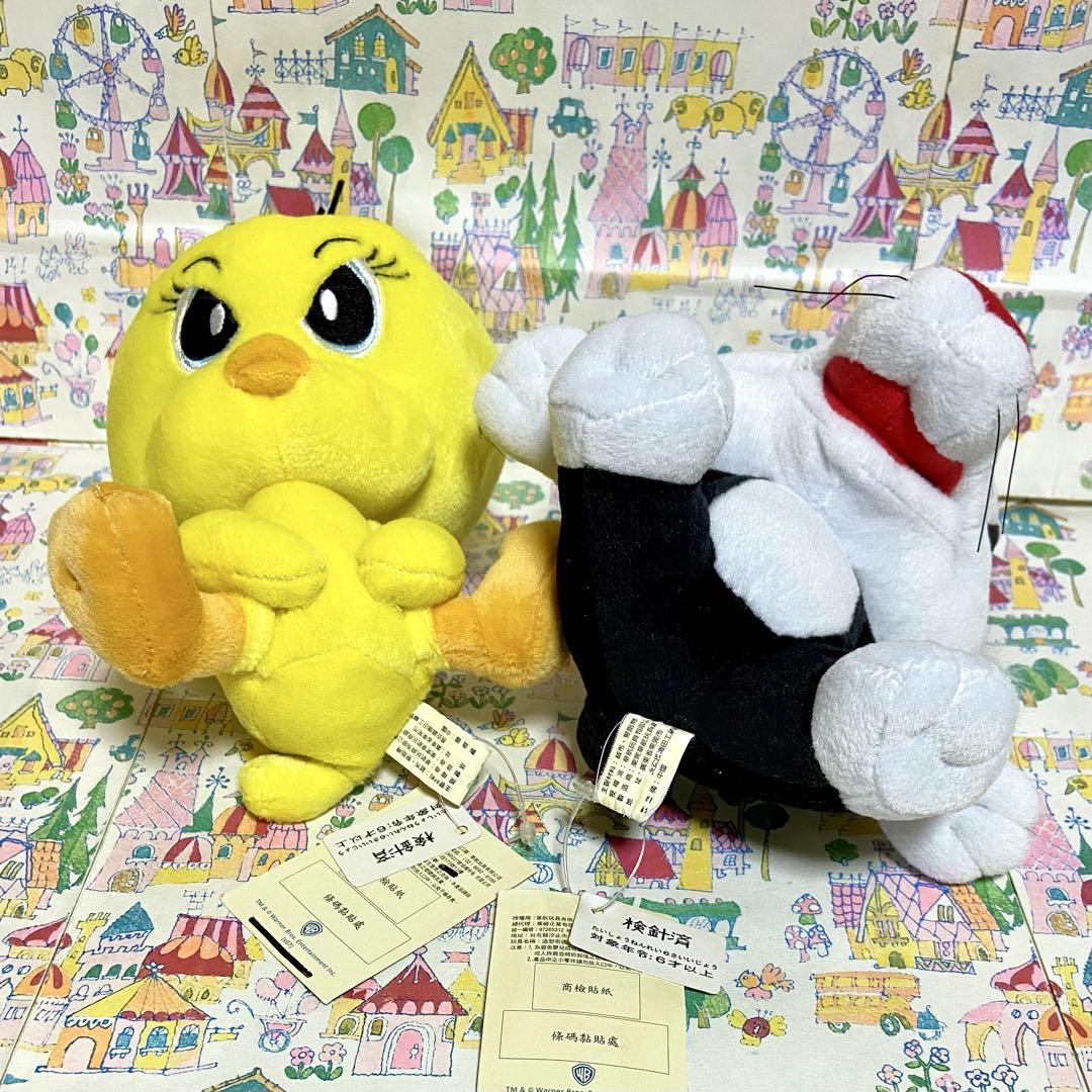激レア　ルーニーテューンズ　トゥイーティー　シルベスター　ぬいぐるみ　レトロ Looney Tunes☆ルーニーテューンズ☆ルーニー・チューンズ