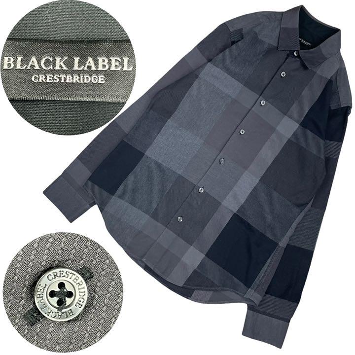 BLACK LABEL CRESTBRIDGE メガチェック柄シャツM美品