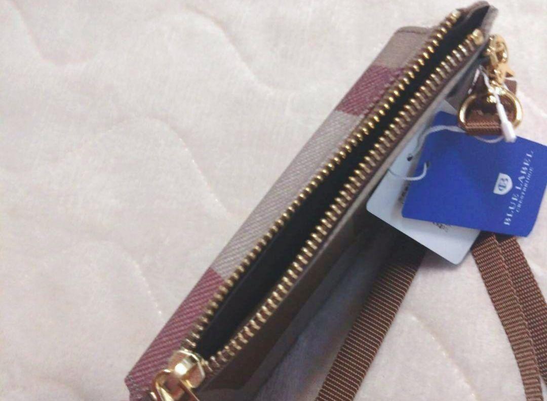 ブルーレーベルクレストブリッジ　スマホバッグ　スマホポシェット