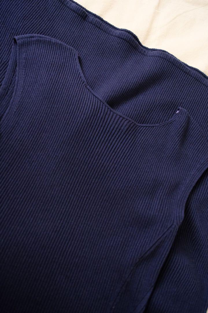 UNIQLO 3マメクロゴウチ ノースリーブワンピース ブルー