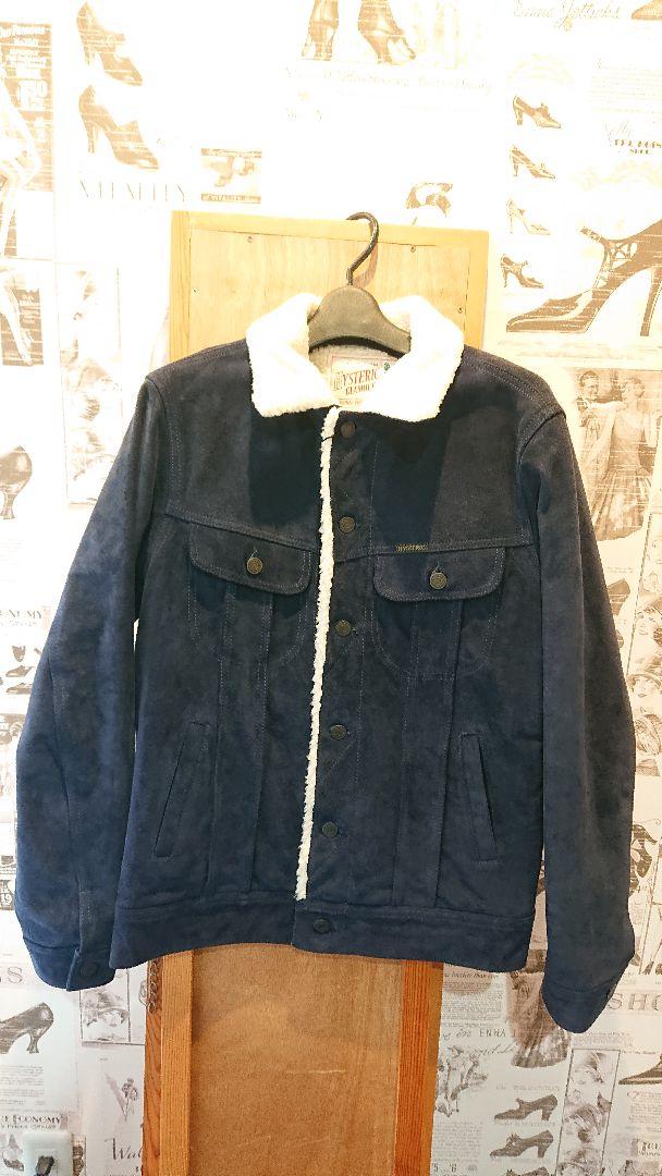爆買い100%新品 完売品 HYSTERIC GLAMOUR ボア付きスエードジャケット up3Kv-m71077140047 安いお買い得