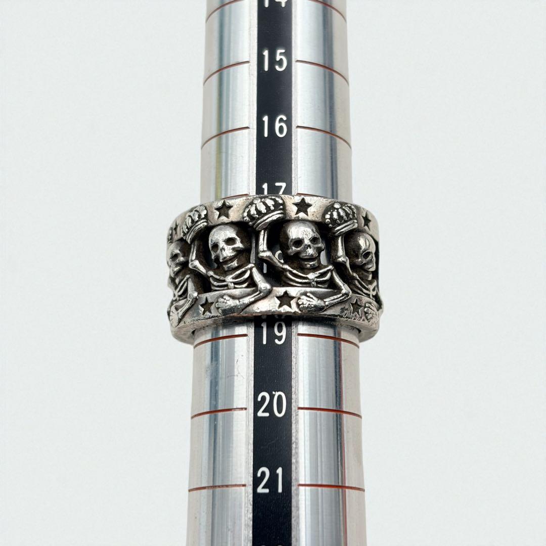 Justin Davis リング 指輪 シルバー クラウン 925 スカル 星 Justin Davis リング 指輪 シルバー クラウン 925 スカル 星