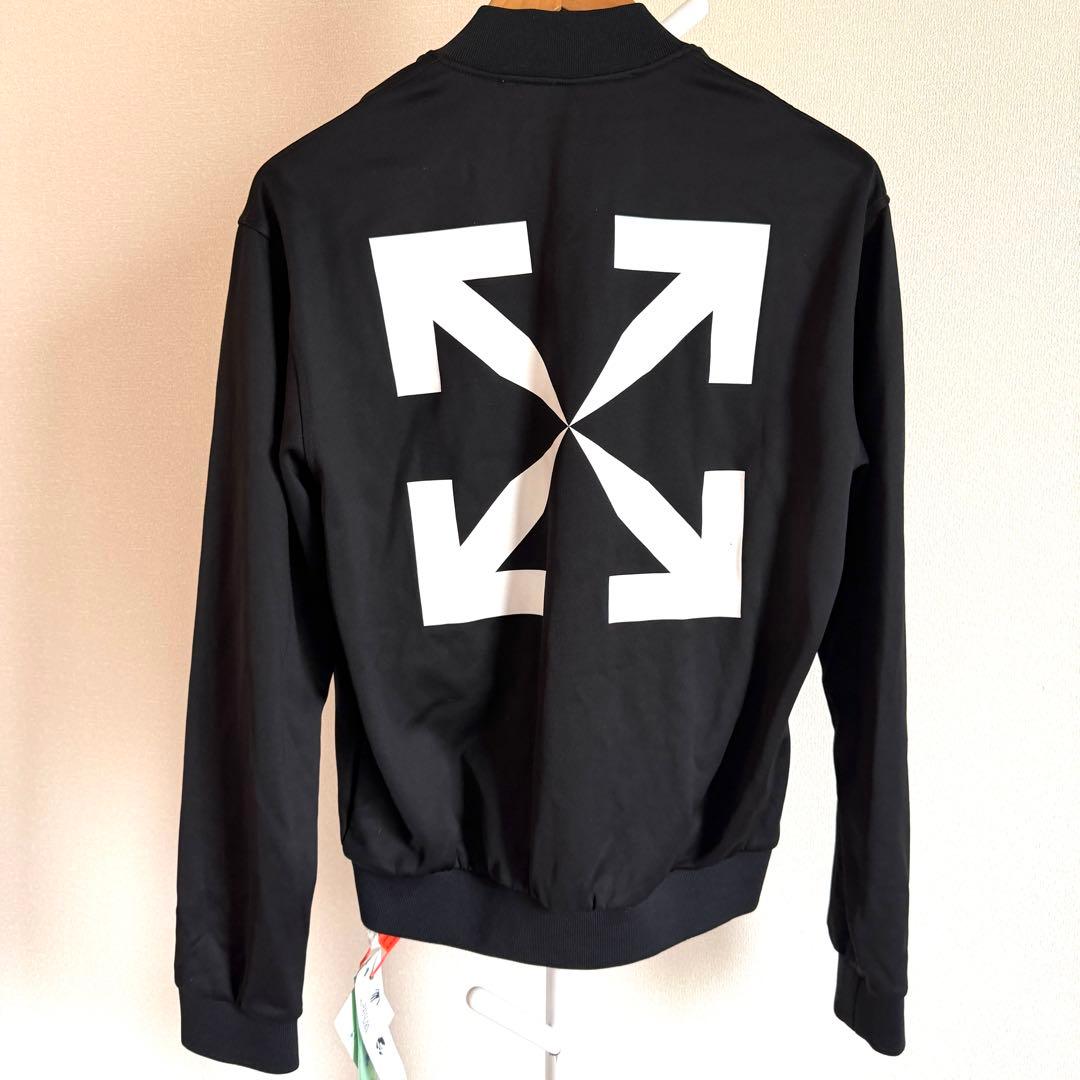 ✨未使用✨ オフホワイト ブルゾン ジャージ ブラック ✨未使用✨ オフホワイト ブルゾン ジャージ ブラック